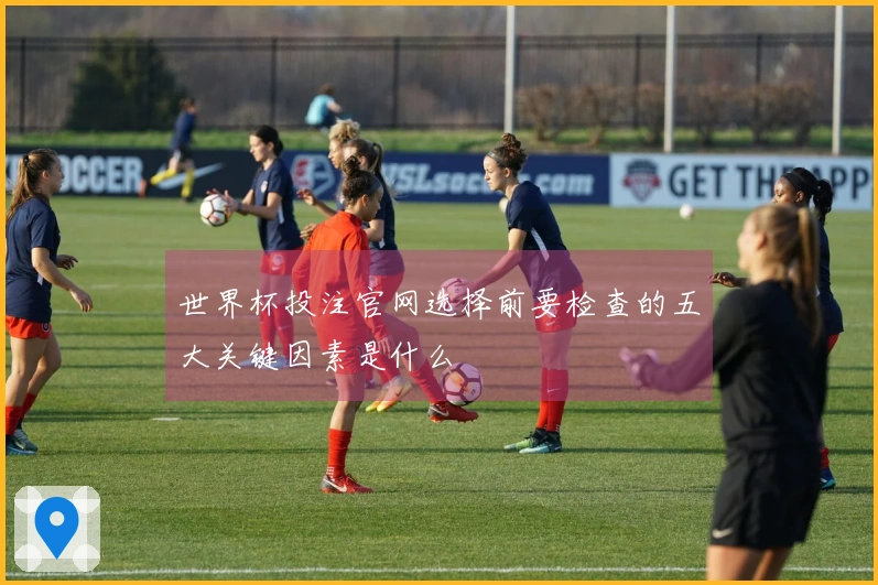 世界杯投注官网选择前要检查的五大关键因素是什么